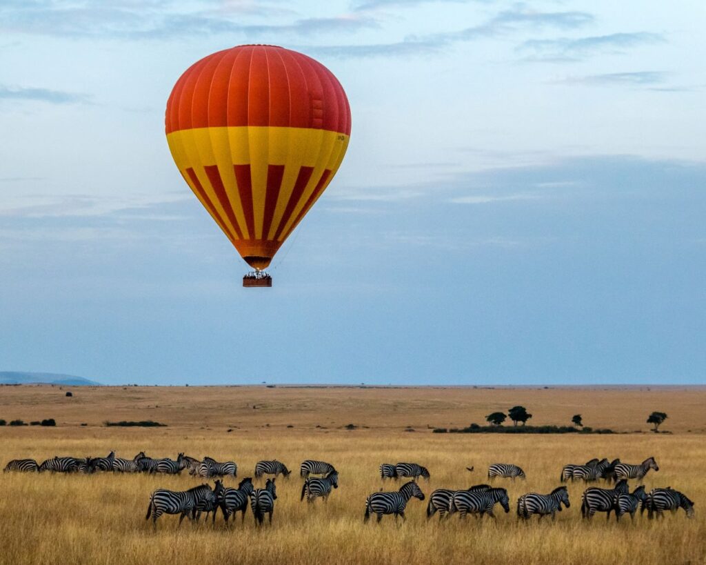 Kenya Masai mara balon safari